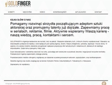Tablet Screenshot of goldfinger.org.pl
